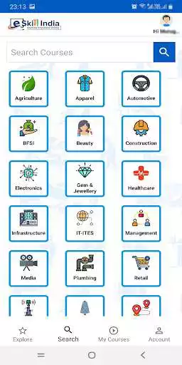 Play eSkillIndia - eLearning Aggregator from NSDC as an online game eSkillIndia - eLearning Aggregator from NSDC with UptoPlay