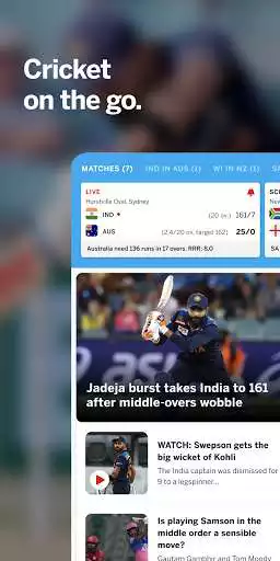 Play ESPNCricinfo - Live Cricket Scores, News  Videos