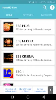 Play Ethio Channel TV  EBS/Kana/EBC