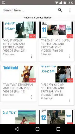 Play APK Ethiopian Comedy Videos  and enjoy Ethiopian Comedy Videos with UptoPlay com.melkamapps.ethiocomedy