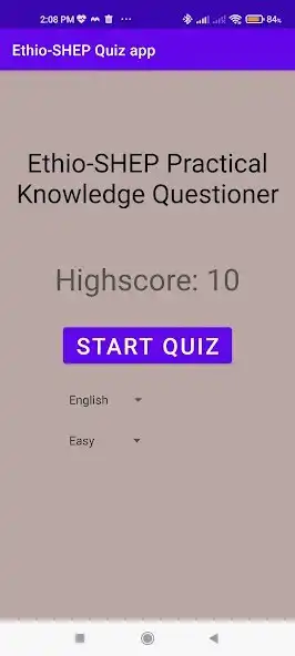 Play Ethio-SHEP Knowledge Quiz  and enjoy Ethio-SHEP Knowledge Quiz with UptoPlay