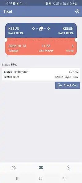 Play Eticket - Kebun Raya ITERA as an online game Eticket - Kebun Raya ITERA with UptoPlay