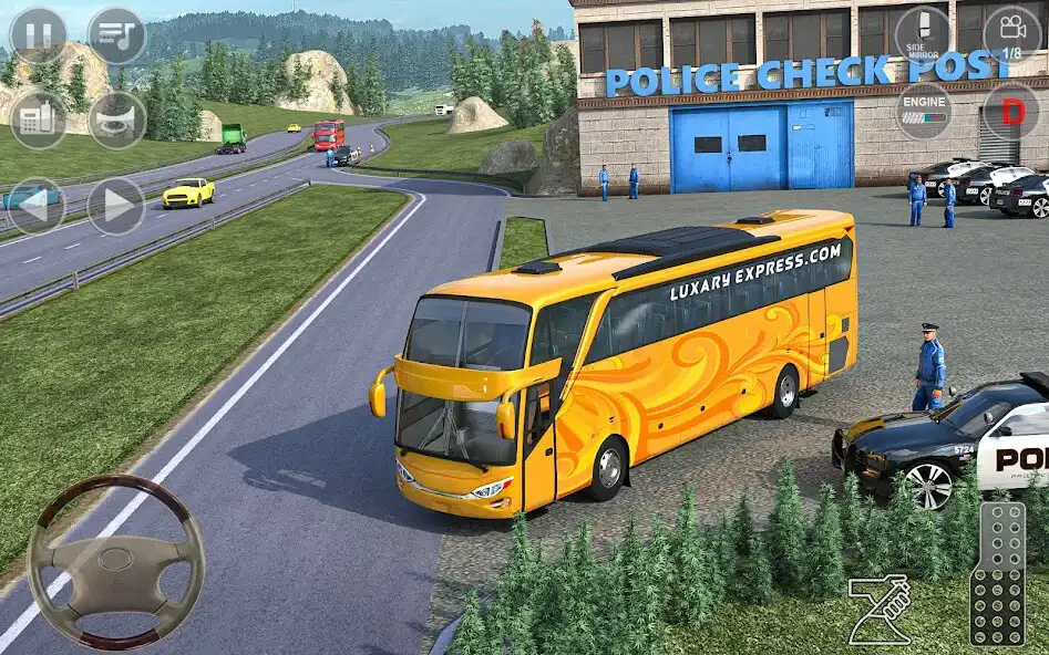 Play Euro Bus Driving Simulator as an online game Euro Bus Driving Simulator with UptoPlay