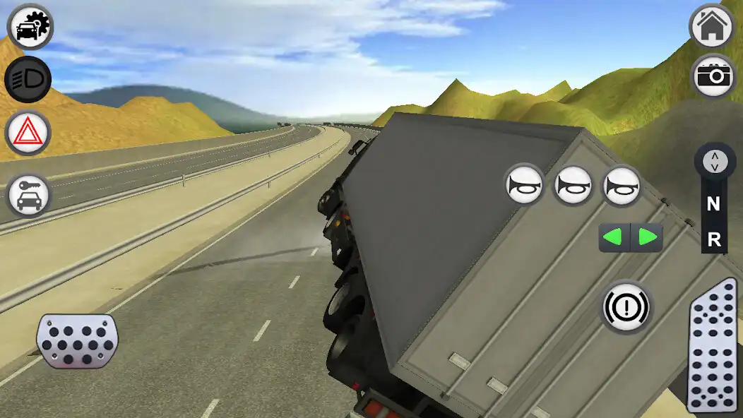 Play Euro truck driving simulator as an online game Euro truck driving simulator with UptoPlay