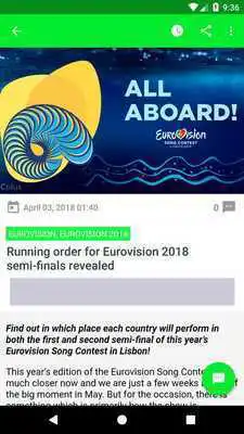 Play Eurovision 2018 News - ESCplus