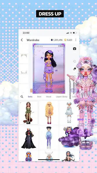 Play Everskies: Virtual Dress up as an online game Everskies: Virtual Dress up with UptoPlay