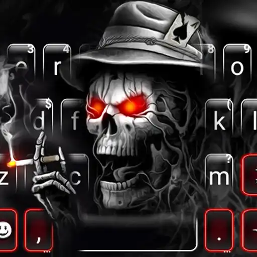 Play Evil Cool Skull Keyboard Theme APK