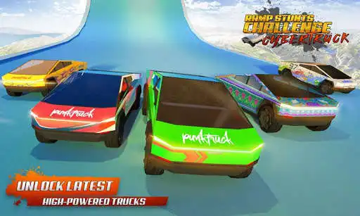 Play Ev Truck Stunt Race Car Games as an online game Ev Truck Stunt Race Car Games with UptoPlay