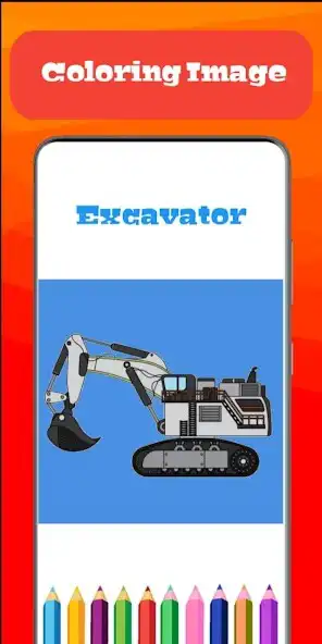 Play Excavator Coloring Game  and enjoy Excavator Coloring Game with UptoPlay