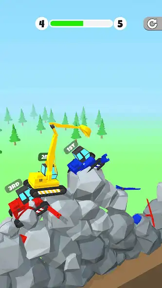 Play Excavator Race as an online game Excavator Race with UptoPlay