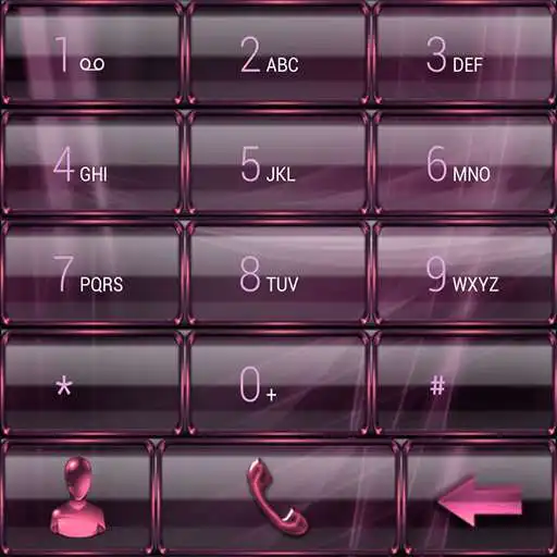 Free play online exDialer Glass MetalFrame Pink  APK