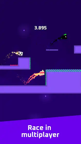 Play Exoracer - Arcade platformer as an online game Exoracer - Arcade platformer with UptoPlay