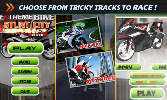 Play Extreme Bike Stunt City Traffic Race Rider