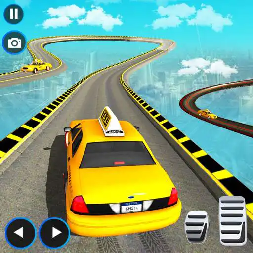 Play Extreme City Taxi Car Stunt : Ramp Car Stunts Game APK