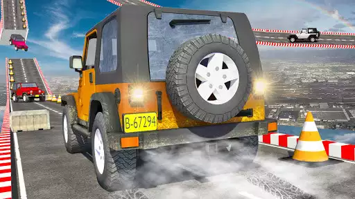 Play Extreme Jeep Stunts Simulator as an online game Extreme Jeep Stunts Simulator with UptoPlay