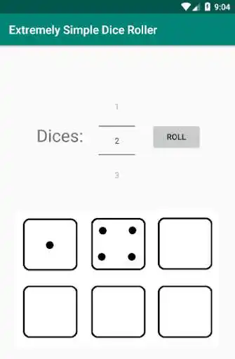 Play Extremely Simple Dice Roller  and enjoy Extremely Simple Dice Roller with UptoPlay