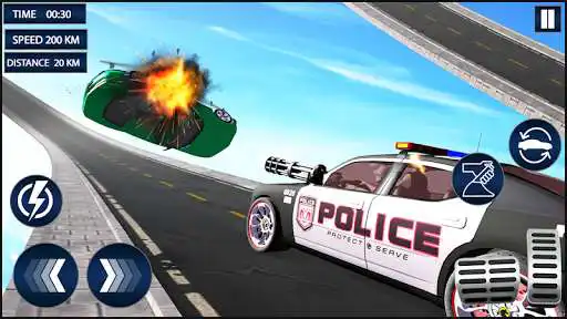 Play Extreme Police City Car Driving: GT Car Stunts as an online game Extreme Police City Car Driving: GT Car Stunts with UptoPlay