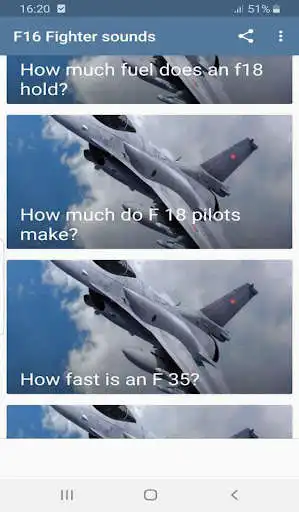 Play F16 Fighter sounds  and enjoy F16 Fighter sounds with UptoPlay