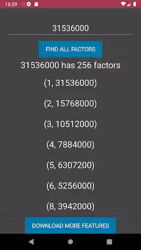 Play Factor Calculator  and enjoy Factor Calculator with UptoPlay