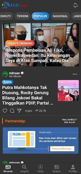 Play FAJAR.CO.ID -  Berita Hari Ini as an online game FAJAR.CO.ID -  Berita Hari Ini with UptoPlay