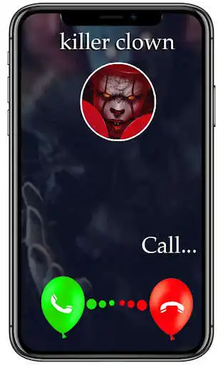 Play Fake Call For  Pennywise  - prank - 2021 as an online game Fake Call For  Pennywise  - prank - 2021 with UptoPlay