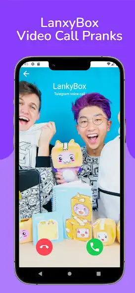 Play Fake Call from LankyBox  and enjoy Fake Call from LankyBox with UptoPlay