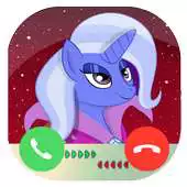 Free play online Fake Call From Little Ponny With Voice APK