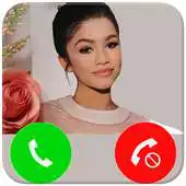 Free play online Fake Call From Zendaya APK