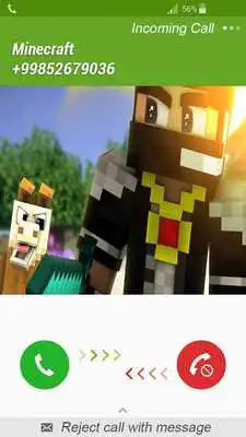 Spiele Fake Call Minecraft