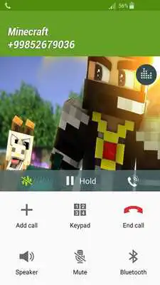 Spiele Fake Call Minecraft