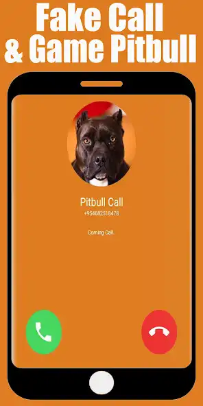 Play Fake Call Pitbull - Prank Call as an online game Fake Call Pitbull - Prank Call with UptoPlay