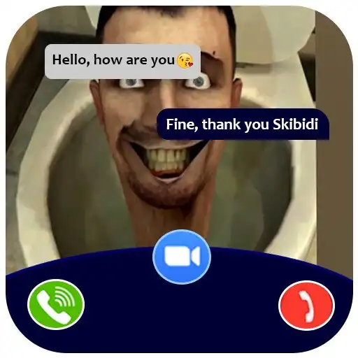 Play fake call with  Skibidi Toilet APK