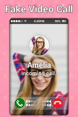 Play Fake Video Call : Girlfriend Fake Time Simulator