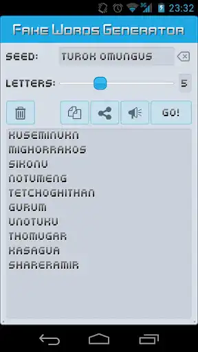 Play Fake Words Generator  and enjoy Fake Words Generator with UptoPlay