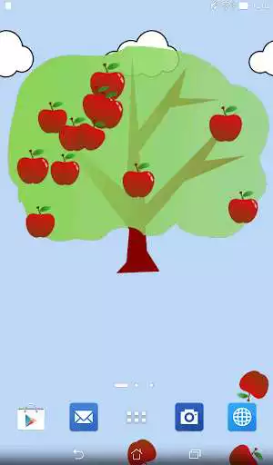 Play Falling Apples Live Wall Paper