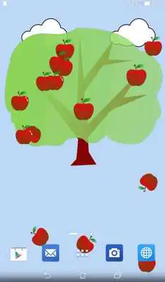 Play Falling Apples Live Wall Paper