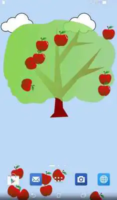 Play Falling Apples Live Wall Paper