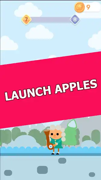 Play Falling Apples of Newton as an online game Falling Apples of Newton with UptoPlay