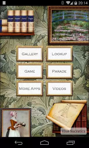 Play APK Famous Paintings  and enjoy Famous Paintings with UptoPlay mk.itzone.paintingquiz