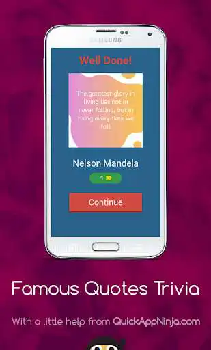 Play Famous Quotes Trivia as an online game Famous Quotes Trivia with UptoPlay