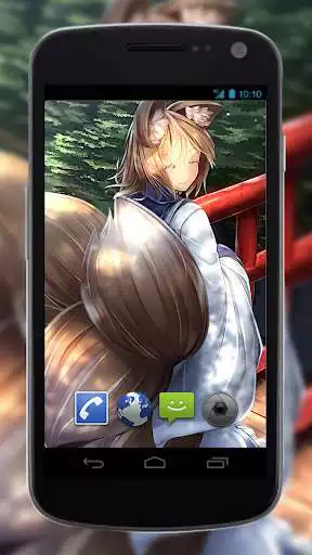 Play Fan Anime Live Wallpaper of Ran Yakumo as an online game Fan Anime Live Wallpaper of Ran Yakumo with UptoPlay