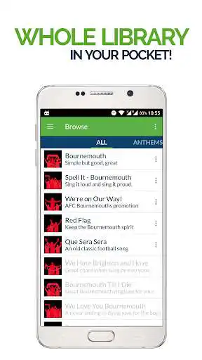 Play FanChants: Bournemouth Fans Songs & Chants  and enjoy FanChants: Bournemouth Fans Songs & Chants with UptoPlay