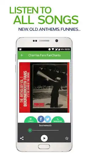 Play FanChants: Bournemouth Fans Songs & Chants as an online game FanChants: Bournemouth Fans Songs & Chants with UptoPlay