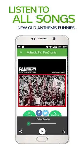 Play FanChants: Valencia Fans Songs & Chants as an online game FanChants: Valencia Fans Songs & Chants with UptoPlay