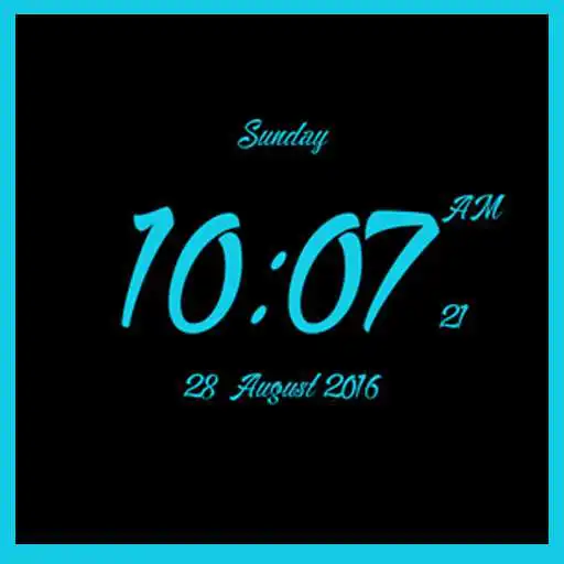 Free play online Fancy LED digital clock LWP  APK