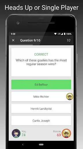 Play Fan Quiz for NHL as an online game Fan Quiz for NHL with UptoPlay