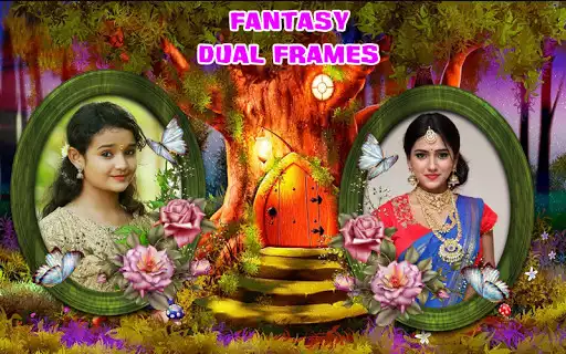 Play Fantasy Dual Photo Frames as an online game Fantasy Dual Photo Frames with UptoPlay