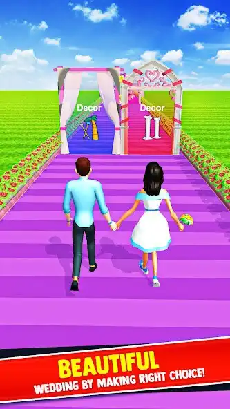 Play Fantasy Wedding! Theme Run 3D  and enjoy Fantasy Wedding! Theme Run 3D with UptoPlay