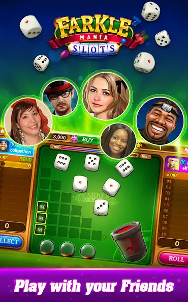 Play Farkle mania - slots,dice,keno as an online game Farkle mania - slots,dice,keno with UptoPlay