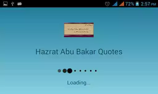 Play APK Farmanay Hazrat Abu Bakar(R.A)  and enjoy Farmanay Hazrat Abu Bakar(R.A) with UptoPlay com.kiswa.khan.Hazrat.Abu_Bakar.Saying